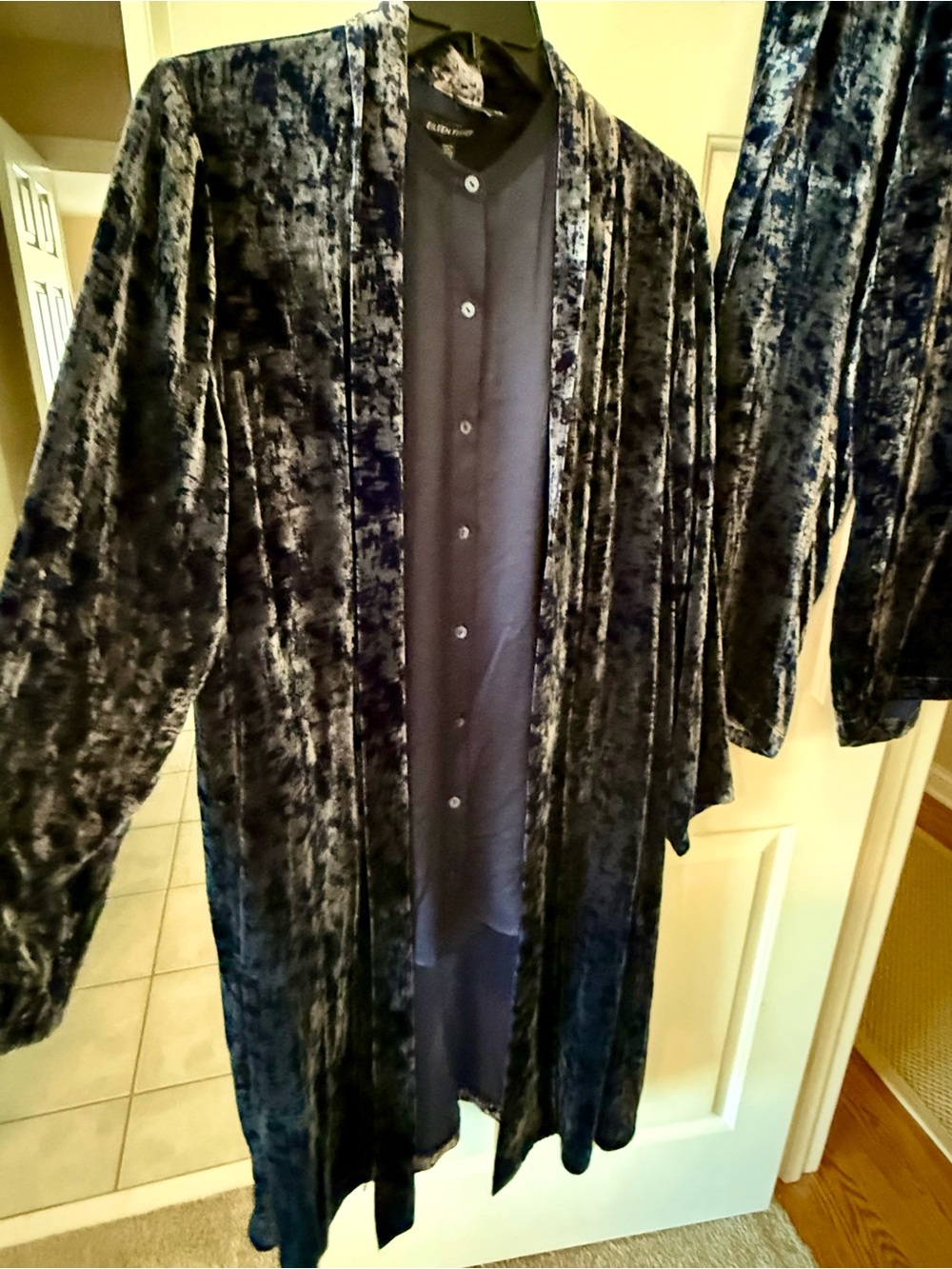 Eileen Fisher Velvet 2-piece suit